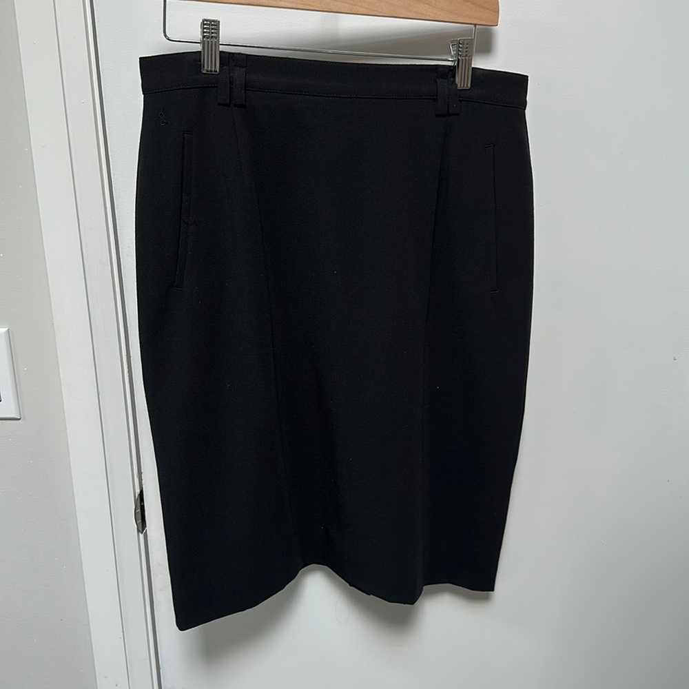 Black pencil skirt